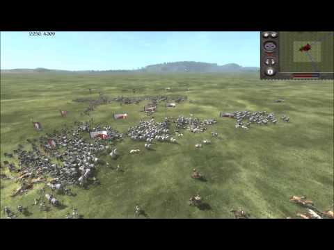 Medieval II: Total War - Online Battle #47 How to Counter Cavalry Spam