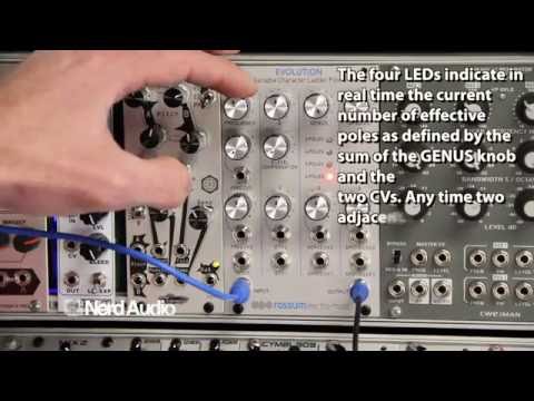 Rossum Electro-Music Evolution Demo VCF Variable Character Ladder Filter