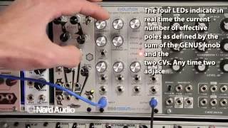 Video thumbnail for Rossum Electro-Music Evolution Demo VCF Variable Character Ladder Filter by Nerd Audio