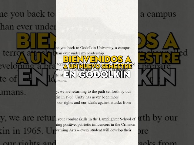 Vídeo relacionado con The Boys: Gen V Godolkin University Crest Camiseta