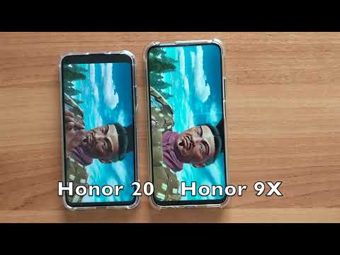 Honor 20 vs Honor 9x (Kirin980 vs Kirin810) Antutu Benchmark