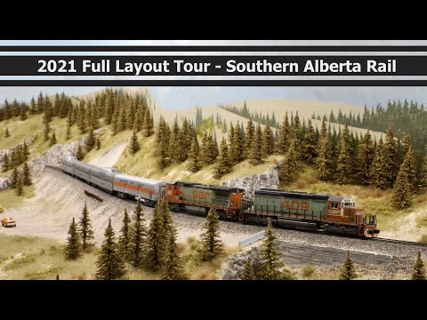 2021 Full Layout Tour - Southern Alberta Rail