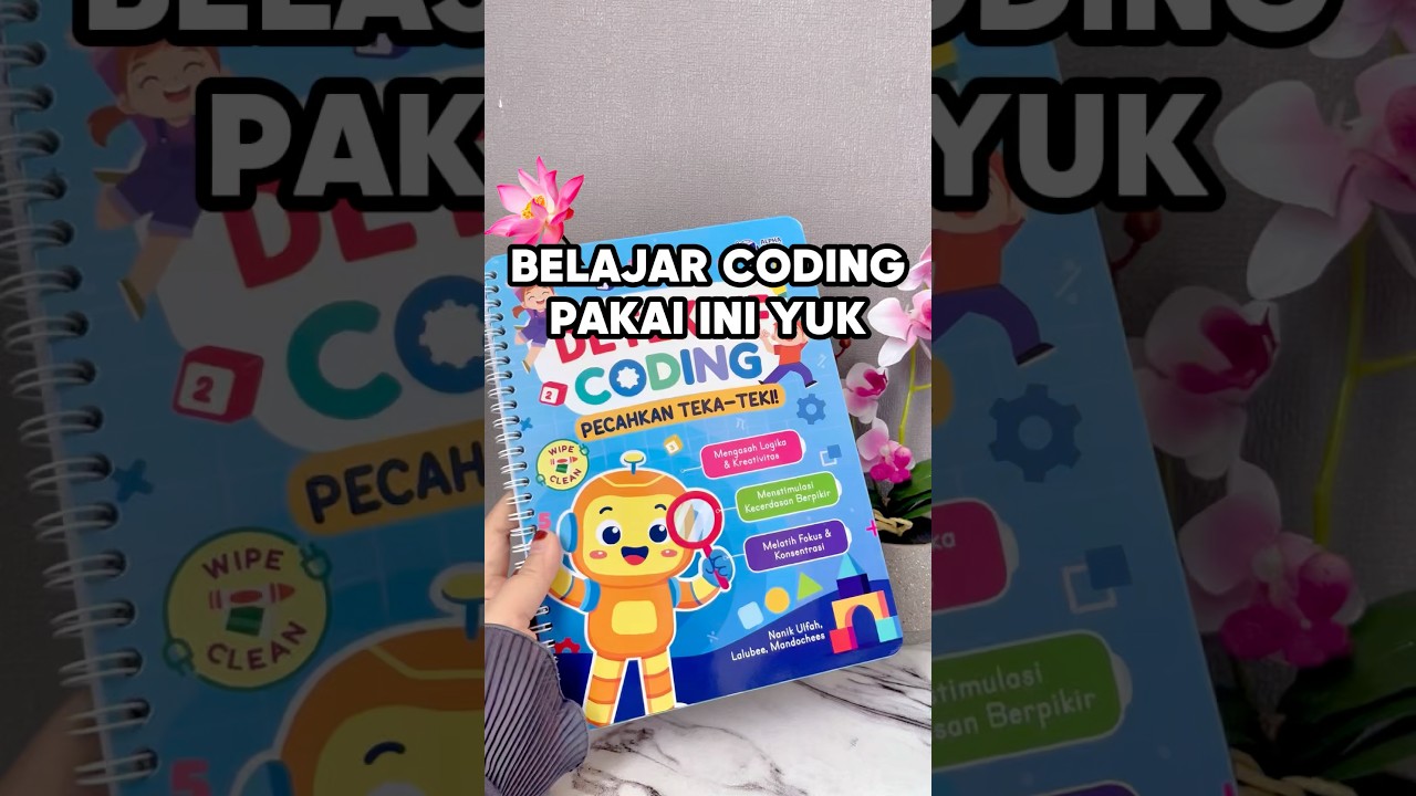Belajar Coding Pakai Buku Ini Yuk - Detektif Coding Aktivitas Anak #bukuanak #coding #rainifannii