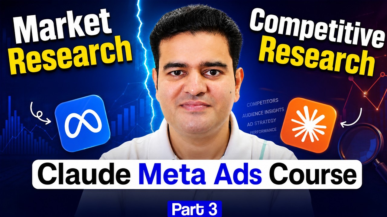 Use Claude AI for Market and Competitor Research in Meta Ads | #claudemetaads