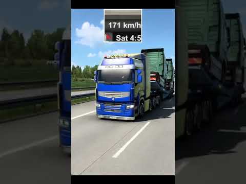 Launch Test of 31000 HP engine mod, in Euro Truck Simulator 2