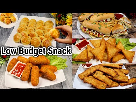 5 Low Budget Pakistani Snacks Recipes | Quick & Easy Snacks Recipes