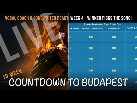 Trip to Budapest E04: 10-Week Countdown | A game of Factile + reaction to Meaning of Eternity