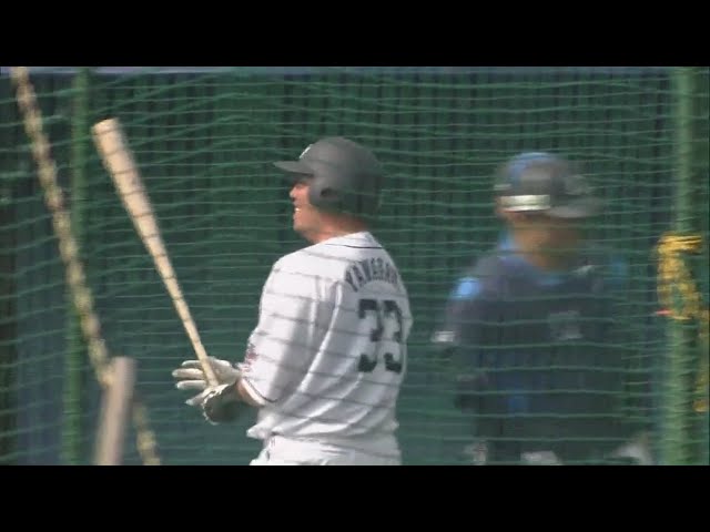 【ライオンズ春季キャンプ】ライオンズ・山川の飛球はグラブの中!? 2019/2/18