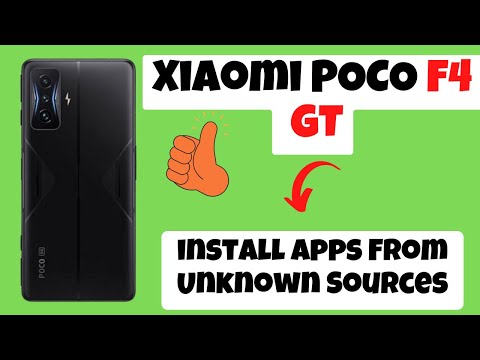 Xiaomi POCO F4 GT Installation From Unknown Sources || Install Apps From Unknown Sources