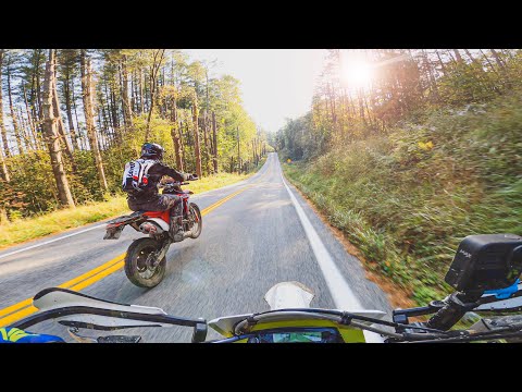 Riding a Dual Sport like a Dual Sport.. From the trails to the tarmac!