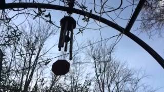 Meditative Wind Chimes in Slow Motion
