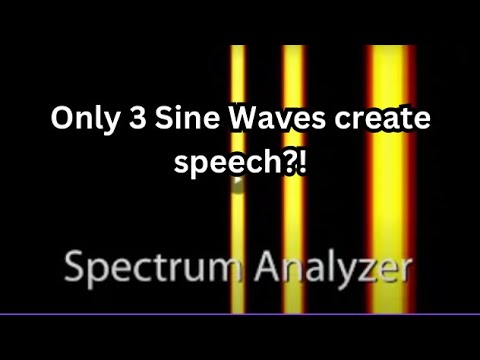 With only 3 Sine Waves You Can Already Create Speech!  @PosyMusic