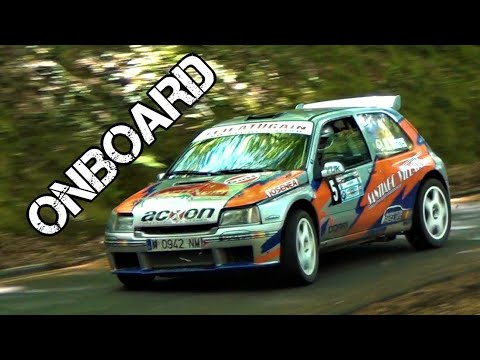 [ON BOARD] Mattin Villares-Andoni Blas | Renault Clio Maxi | Rallysprint de Azpeitia 2016