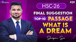 What is a dream || Unit -6 Lesson -01|| Shipon Sir  English.