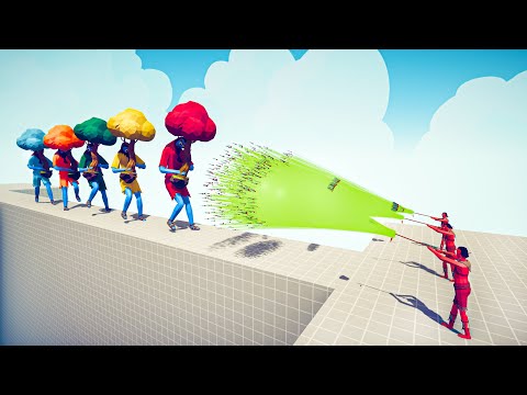 TREE GIANT COLOR PACK vs 3x EVERY GOD - Totally Accurate Battle Simulator TABS