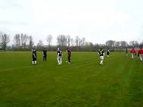 Voorbereiding honkbalwedstrijd Alcmaria Victrix