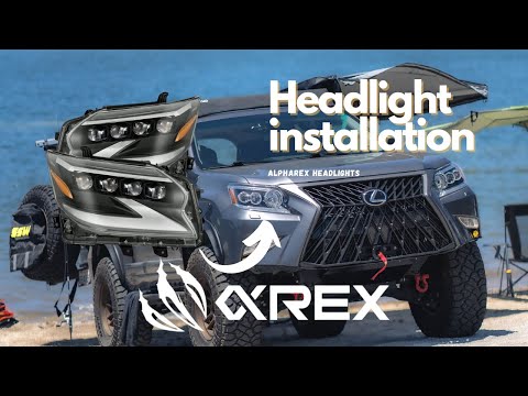 How EASY to install AlphaRex headlights onto the GX460.