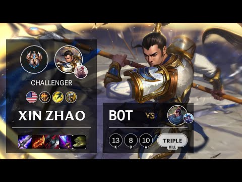 Xin Zhao Bot vs Yasuo - NA Challenger Patch 10.13
