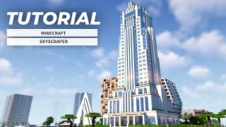 Minecraft: How to Build a Modern Skyscraper/Apartments | モダンな高層ビルの作り方(現代建築)