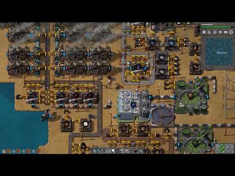 Let's Play Factorio Sea Block - .16 - Part 152 -  Mathing out Geodes and Power Death Spiral