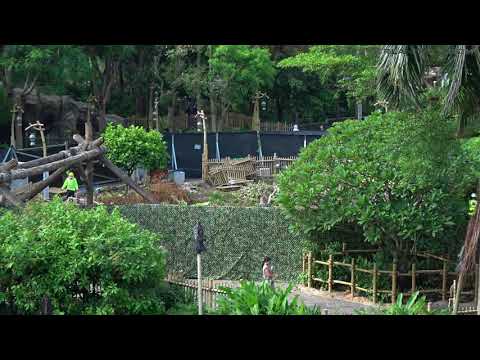 170922 Adventureland 2018 Show Place Construction Update at Hong Kong Disneyland