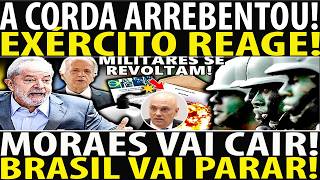 URGENTE! EXÉRCITO EXPLODE CONTRA LULA E MORAES! ALTO COMANDO DA POSSE E NOVOS MINISTRO JULGAMENTO JB