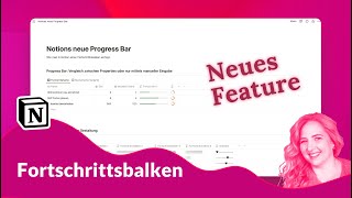 - Intro - Notion Progress Bar - nativer Fortschrittsbalken (neues Feature)