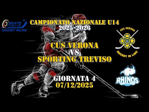 Campionato Hockey in line 2025-2026 U14 - 4° Giornata - CUS Verona VS SPORTING Treviso