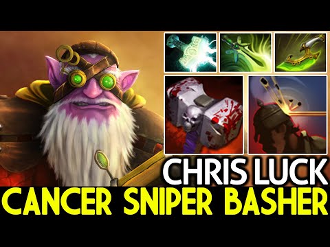 CHRIS LUCK [Sniper] Cancer Sniper Basher Shows Its Crazy Power Dota 2