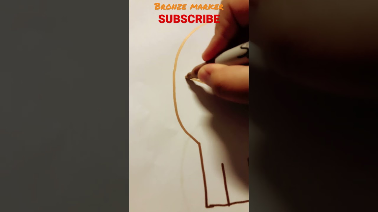 My New bronze sharpie marker #Shorts