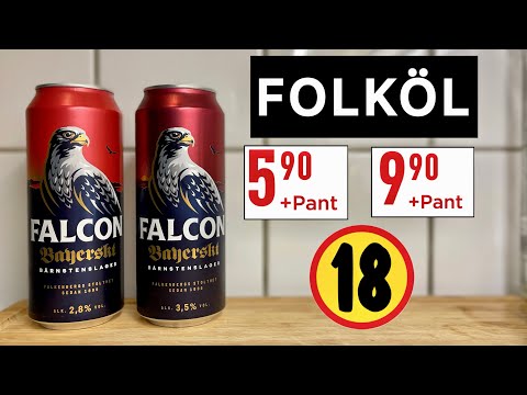 Falcon Bayerskt Folköl Burk 50cl 
