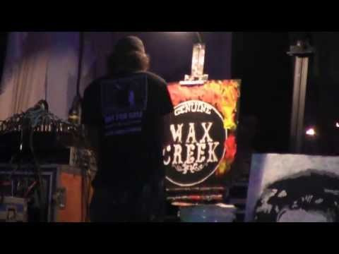 Tim Palmieri plays with Max Creek  Neal Barbosa Live Painter