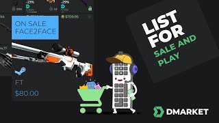 How to sell your skins Face-to-Face on DMarket