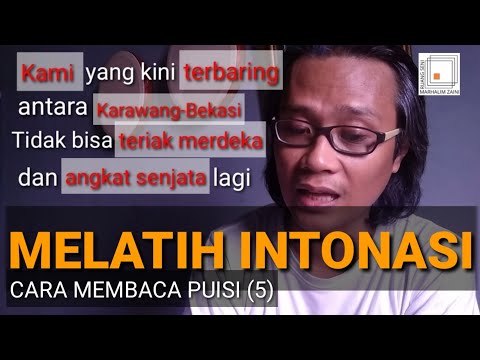 MELATIH INTONASI | CARA MEMBACA PUISI (5)
