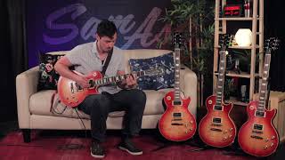 Video thumbnail for Gibson Les Paul Standard 60s Faded Electric Guitar Sam Ash Demo by Sam Ash Music