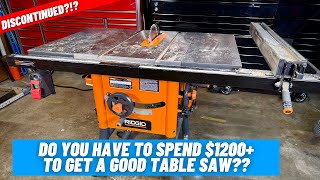 Ridgid R4560 || Delta 36-725T2 || Still The Best Value Saw On The Market