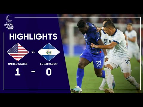 Concacaf Nations League 2023 United States v El Salvador | Highlights