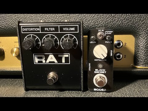ProCo RAT2 vs MOOER Black Secret into a Marshall 1987x