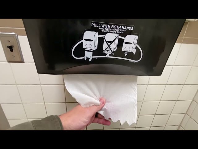 Best Professional Paper Towel Dispenser Review - product in use