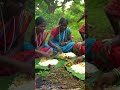 Aadiwasi Traditional Food Tribal Women Cooking Eating On Banana Leaves Village Lifestyle 100k