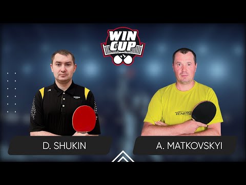 03:00 Dmytro Shukin - Andrii Matkovskyi West 6 WIN CUP 18.07.2024 | TableTennis WINCUP