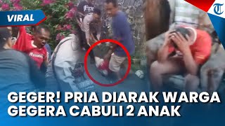 Pria Mesum Diarak Warga Gegara Cabuli 2 Anak di Sempur Bogor, Pelaku Iming-imingi dengan Uang