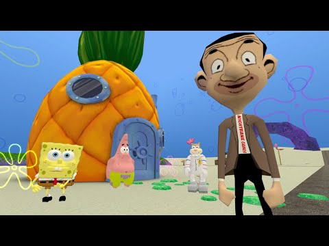 Mr. Bean in Bikini Bottom