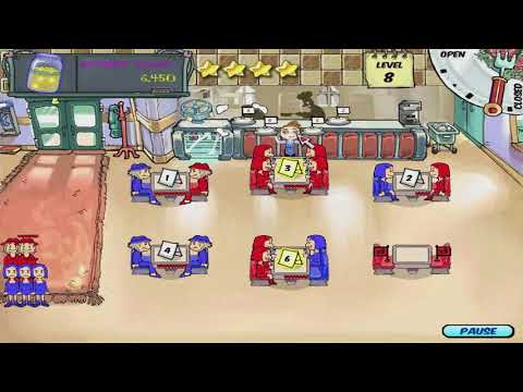 Diner Dash Walkthrough - Level #8 - Flo's First Diner - Decorations