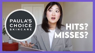 ⭕ or ❌? PAULA'S CHOICE REVIEW: Hits and Misses | Crystall Cho