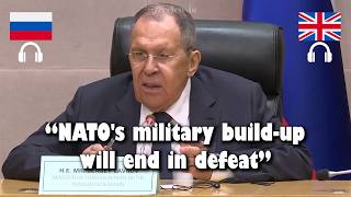 Lavrov Comments on NATO Summit in Ankara | RU-EN