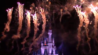 Final Wishes Nighttime Spectacular at Magic Kingdom - Fireworks Last Performance &amp; Finale Sing Along