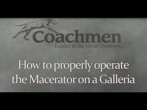 Thumbnail for How to properly operate the Macerator on a Galleria Video
