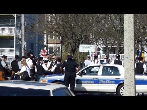 The sounds of bagpipes in  Dorchester, MA