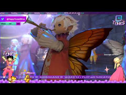 #ffxiv ★ Under The Night Sky ★ Happy Tunes ★ DC Light ➨ Zodiark ➨ Shirogane ➨ Ward 12+Plot 60 | …
